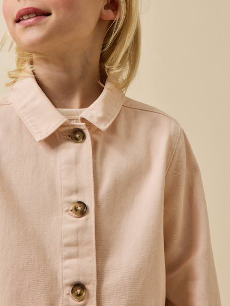 Veste worker fille en denim Nude 3 - vertbaudet enfant 