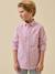 Chemise rayée oxford garçon Rayure bleue+Rayure rouge+Rayure verte 4 - vertbaudet enfant 