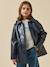 Imperméable en vinyle fille avec capuche Marine 1 - vertbaudet enfant 