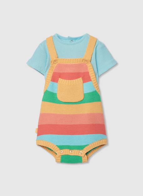 Ensemble de bébé en coton Vert 1 - vertbaudet enfant 
