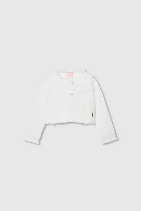 Veste coton Blanc 1 - vertbaudet enfant 