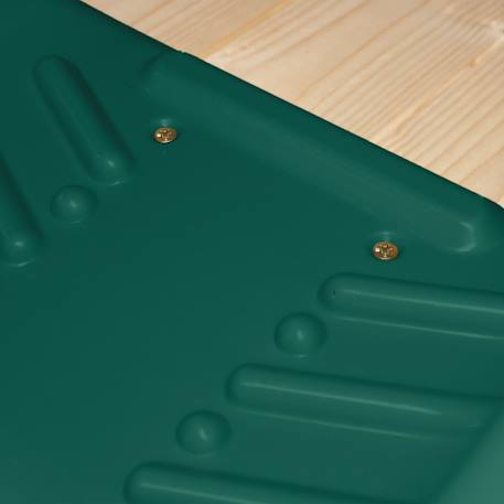 Glissière toboggan double vague pour portiques à plateformes h90 cm Vert 4 - vertbaudet enfant 