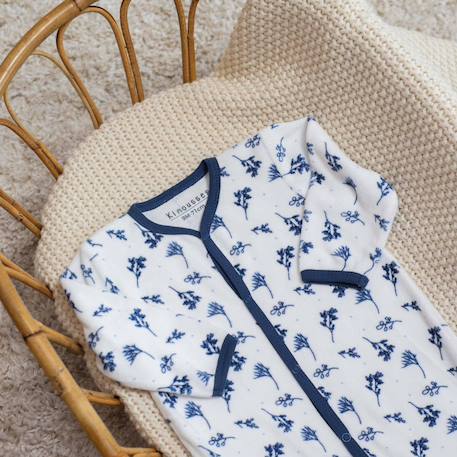 Pyjama floral pour bébé Blanc 5 - vertbaudet enfant 