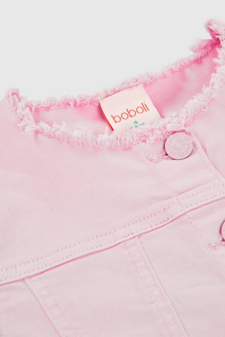 Veste coton Rose 3 - vertbaudet enfant 