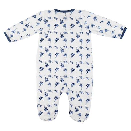 Pyjama floral pour bébé Blanc 3 - vertbaudet enfant 