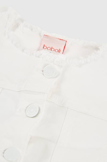 Veste coton Blanc 3 - vertbaudet enfant 