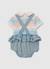 Ensemble bébé body et salopette en denim Bleu 2 - vertbaudet enfant 
