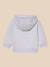 Hoodie zippé  bébé - coton biologique Gris chine clair 4 - vertbaudet enfant 