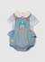 Ensemble bébé body et salopette en denim Bleu 1 - vertbaudet enfant 