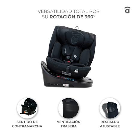 Siège d'auto i-size austen 2 Gris+Noir 5 - vertbaudet enfant 