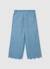 Pantalon en denim à lacets Bleu 2 - vertbaudet enfant 