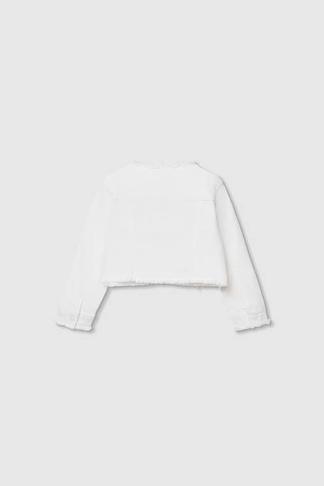 Veste coton Blanc 2 - vertbaudet enfant 