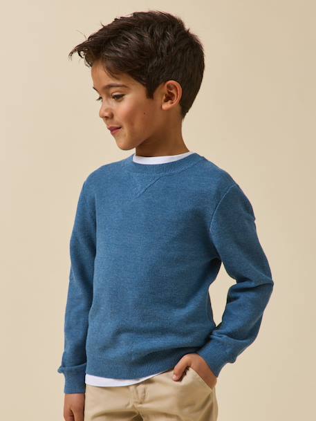 Garçon-Pull, gilet, sweat-Pull maille fantaisie