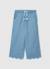 Pantalon en denim à lacets Bleu 1 - vertbaudet enfant 