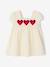 Robe bébé fille crochet cœurs écru 2 - vertbaudet enfant 