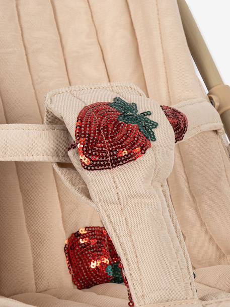 Poussette poupons écru+rouge 2 - vertbaudet enfant 