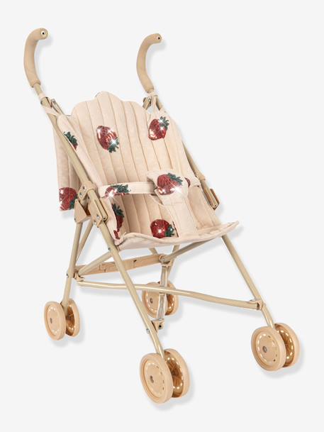 Poussette poupons écru+rouge 1 - vertbaudet enfant 