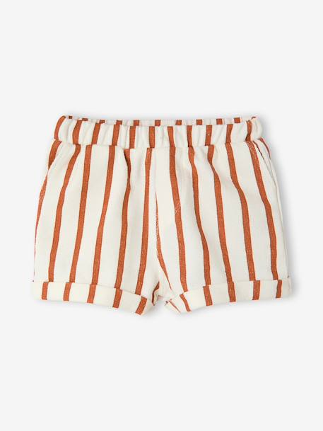 Ensemble short t-shirt à personnaliser noisette+vert sauge 4 - vertbaudet enfant 