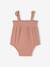 Barboteuse bretelles coton argile 2 - vertbaudet enfant 