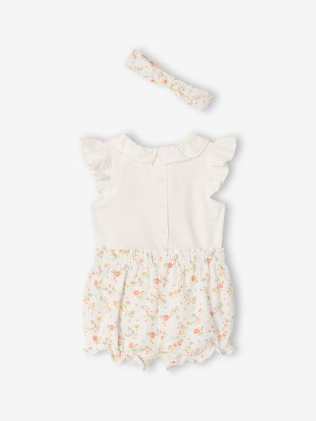 Ensemble body short bandeau écru 5 - vertbaudet enfant 