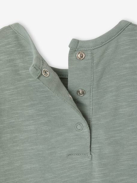 T-shirt bébé garçon manches courtes vert sauge 3 - vertbaudet enfant 