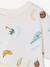 T-shirt manches courtes blanc+vert d'eau 4 - vertbaudet enfant 