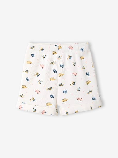 Lot 2 pyjashorts coton bio tomette 4 - vertbaudet enfant 
