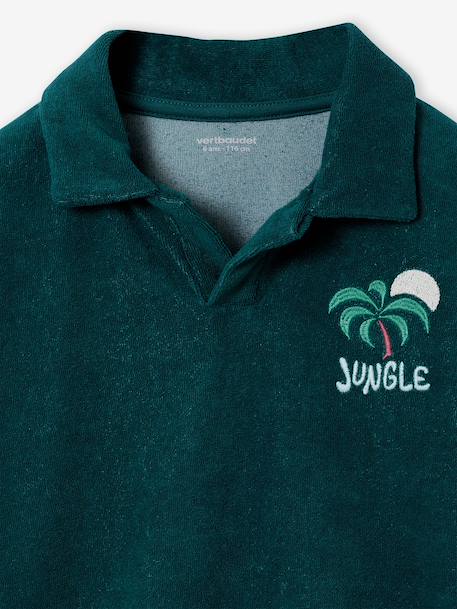 Polo garçon manches courtes vert sapin 4 - vertbaudet enfant 