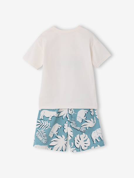 Ensemble t-shirt short garçon coton écru 11 - vertbaudet enfant 