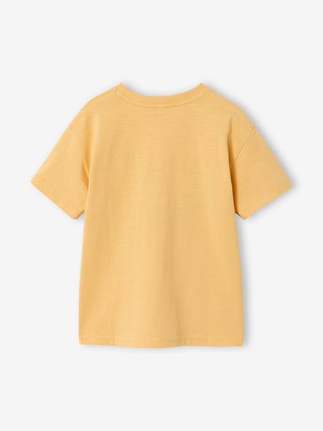 T-shirt manches courtes garçon anthracite+bleu ciel+jaune 11 - vertbaudet enfant 