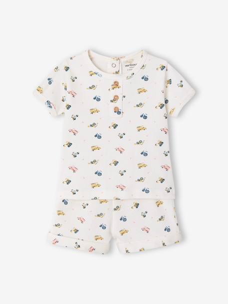 Lot 2 pyjashorts coton bio tomette 2 - vertbaudet enfant 