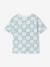 T-shirt manches courtes blanc+vert d'eau 9 - vertbaudet enfant 