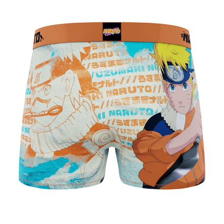 Lot de 4 boxers Garçon naruto classic Rouge/noir/jaune/orange 5 - vertbaudet enfant 