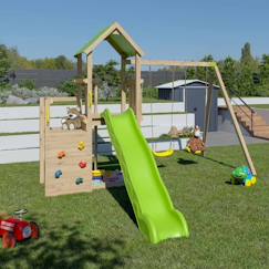 Jouet-Aire de jeux en bois ultra xperience trigano - 8 enfants