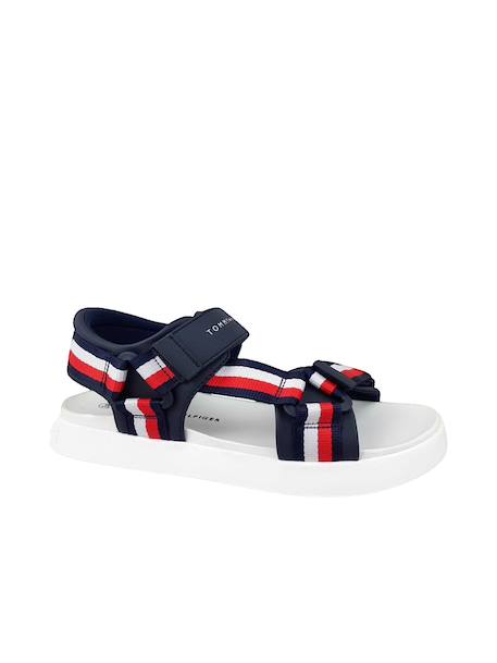 Sandales en synthétique – confort respirant junior enfant Bleu marine 1 - vertbaudet enfant 