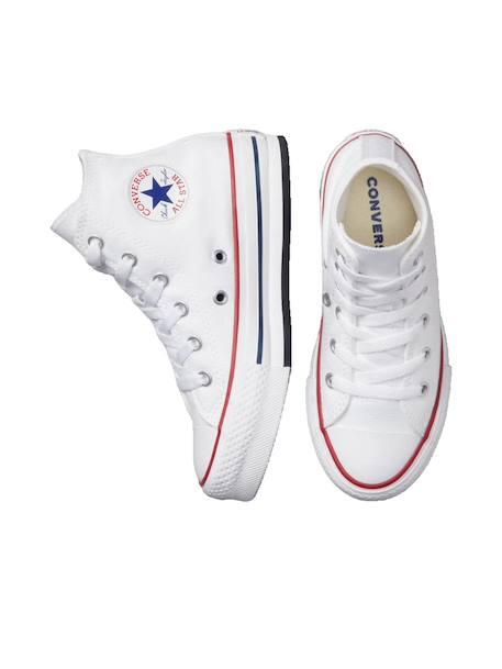 Basket montante chuck taylor all star eva lift blanc – confort et design junior White / garnet / navy 2 - vertbaudet enfant 