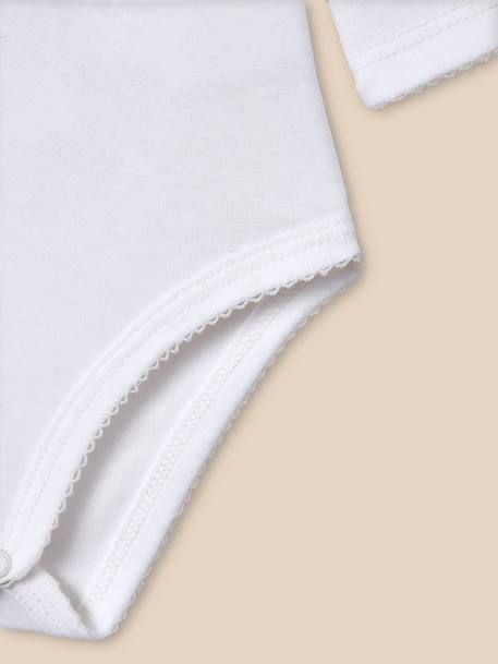 Body col en tissu liberty bébé - coton biologique Liberty elizabeth 3 - vertbaudet enfant 