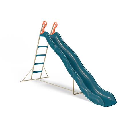 Toboggan actou 3 m. 3-12 ans. Pour enfants Bleu/corail 2 - vertbaudet enfant 