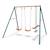 Portique métal 2,20 m axion teo - 4 enfants Bleu/corail 2 - vertbaudet enfant 
