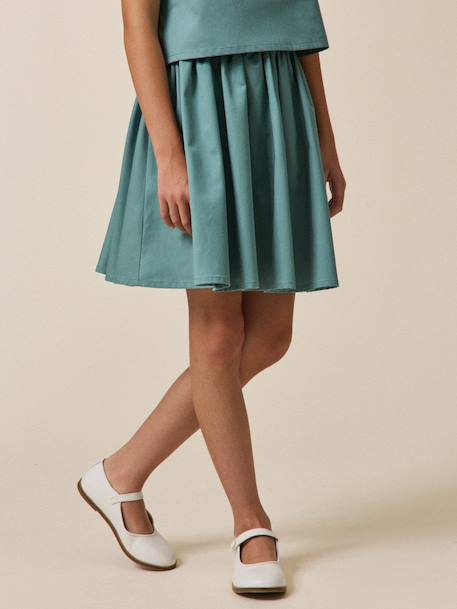 Jupe fille pauline - collection fêtes et mariages Celadon 5 - vertbaudet enfant 