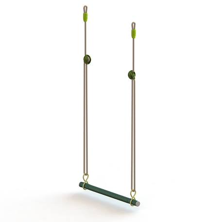 Trapèze métal pour portique balançoire 3 m pour enfants Vert 2 - vertbaudet enfant 
