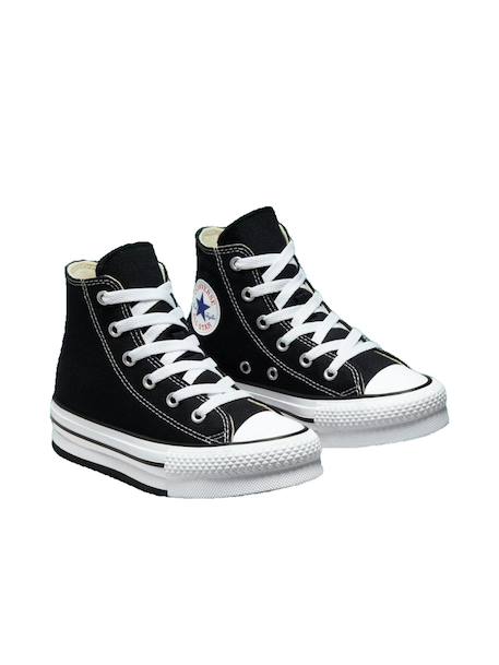 Basket montante chuck taylor all star eva lift - confort optimisé junior Noir 3 - vertbaudet enfant 