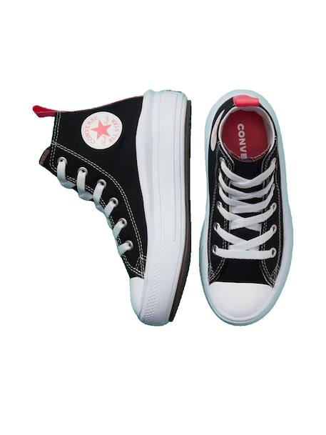 Basket junior chuck taylor all star move high – unisexe, style et confort Noir 2 - vertbaudet enfant 