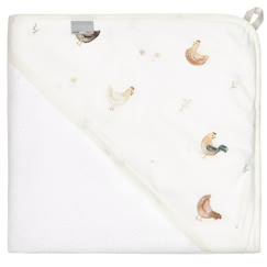 Linge de maison et décoration-Linge de bain-Ma première cape de bain en coton et bambou gallina