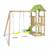Aire de jeux avec toboggan en bois easy xperience trigano - 6 enfants Bois 3 - vertbaudet enfant 