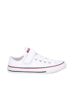 Chaussures-Chaussures sneakers unisexe 1v ox blanc – confort et adhérence junior