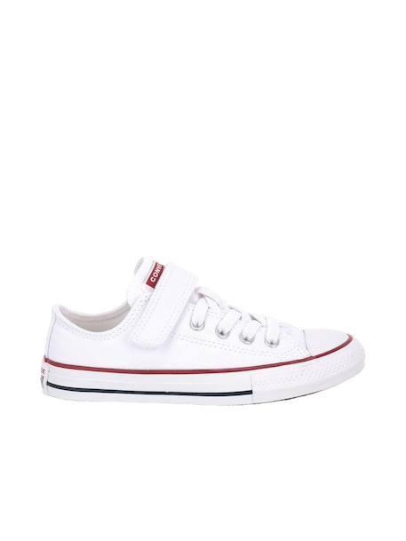 Chaussures sneakers unisexe 1v ox blanc – confort et adhérence junior Blanc 1 - vertbaudet enfant 