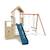 Aire de jeux avec toboggan xchange player poutre métal pour enfants Bois 2 - vertbaudet enfant 