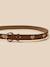 Ceinture brodée en cuir fille Tan 4 - vertbaudet enfant 