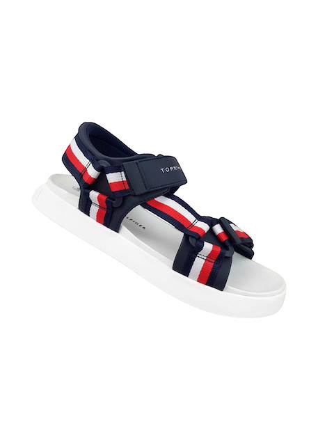 Sandales en synthétique – confort respirant junior enfant Bleu marine 2 - vertbaudet enfant 